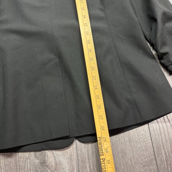 Micheal Kors Black Blazer Women's Medium Single Button Suit Jacket - Picture 8 of 12